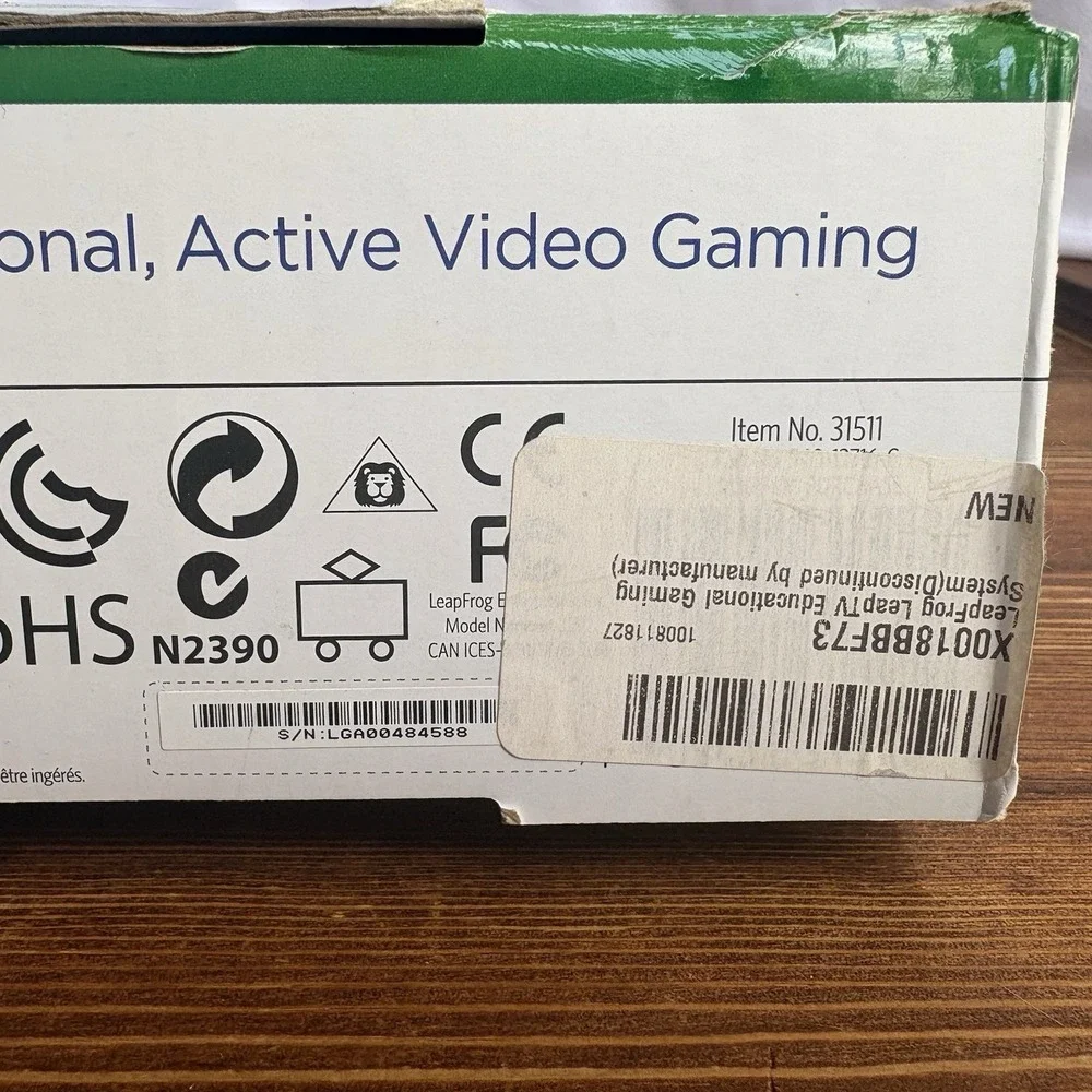 LeapFrog LeapTV Educational Video Gaming System Bundle w/ 3 Games Tested